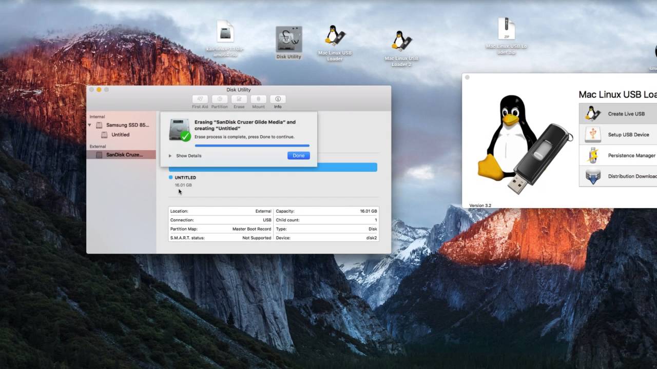 create bootable usb linux for mac on windows